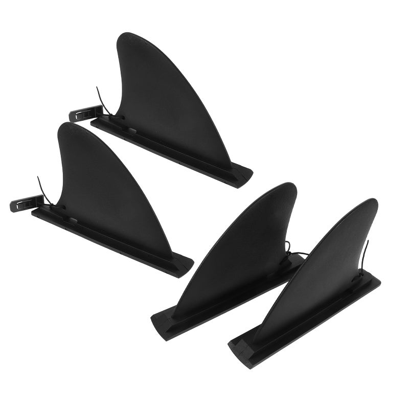 4pcs Inflatable SUP Paddleboard Replacement Fins - Detachable Tail Rudder Water Divider Kayak Canoe Surfboard Accessories for Stand-Up Boards Surfing - Image 1