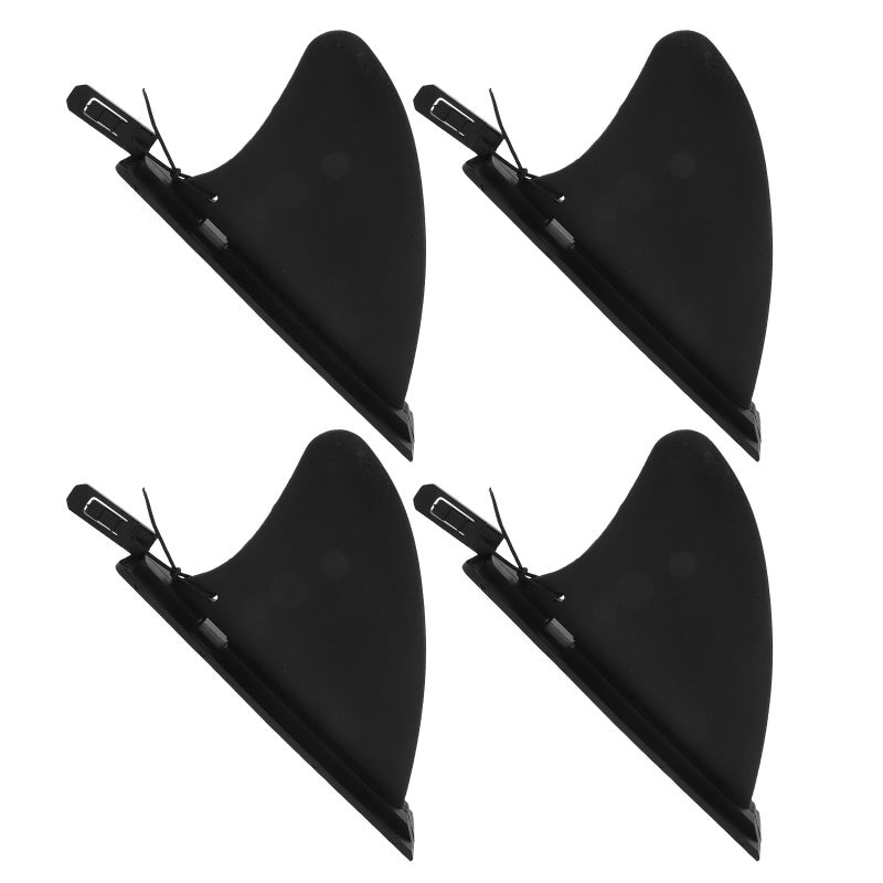 4pcs Inflatable SUP Paddleboard Replacement Fins - Detachable Tail Rudder Water Divider Kayak Canoe Surfboard Accessories for Stand-Up Boards Surfing - Image 3