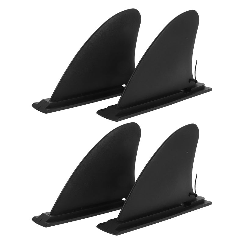 4pcs Inflatable SUP Paddleboard Replacement Fins - Detachable Tail Rudder Water Divider Kayak Canoe Surfboard Accessories for Stand-Up Boards Surfing - Image 5