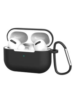 Protective Soft Silicone Case Cover For Apple AirPods Pro Black