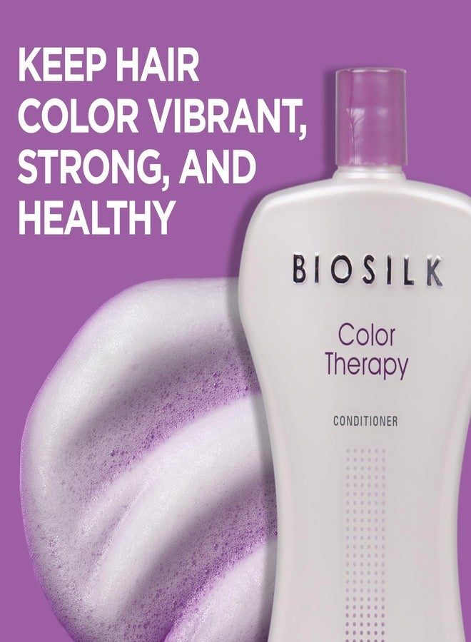 Biosilk Color Therapy Conditioner, Replenishes Moisture While Protecting Color, Enhances Vibrancy & Shine, Sulfate, Paraben, & Cruelty-Free, 34 Oz - Image 2