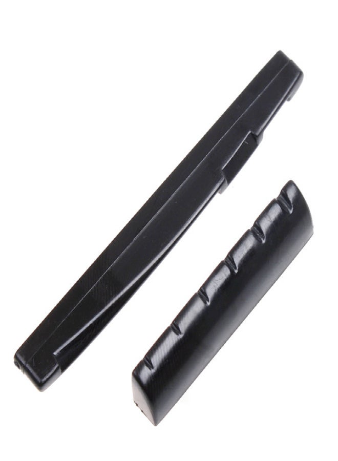 A Set of  Folk Guitar Bone Bridge Pins Saddle Nut - Image 5