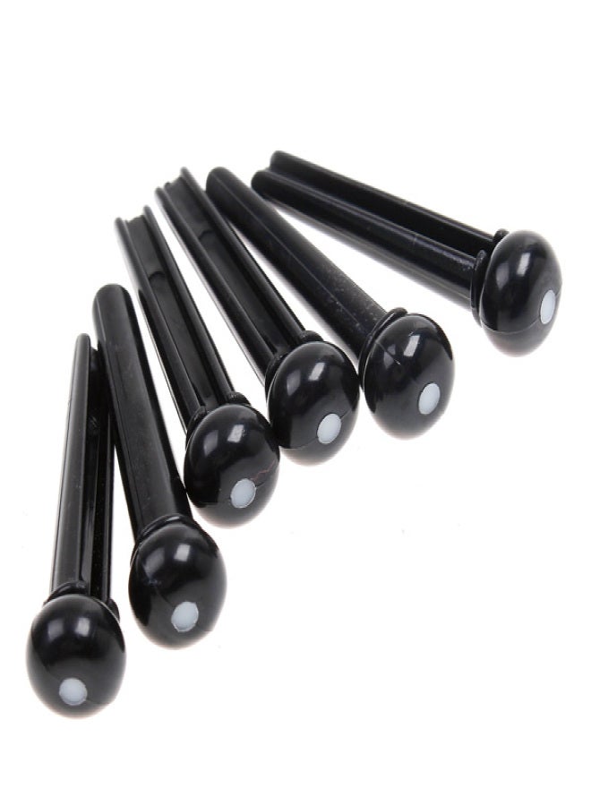 A Set of  Folk Guitar Bone Bridge Pins Saddle Nut - Image 3