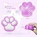 AFKLMNE 2Pack Taba Squishy Cat Paw Sensory Fidget Toys Adults Anxiety Stress Relief Squeeze Toy Soft Cute Kawaii Squishys for Desk School Purple - Image 4
