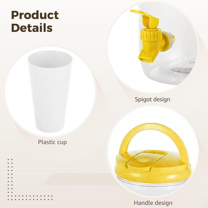 Drink Dispensers With Spigots, Cups Included, For Parties & Outdoor - Image 5