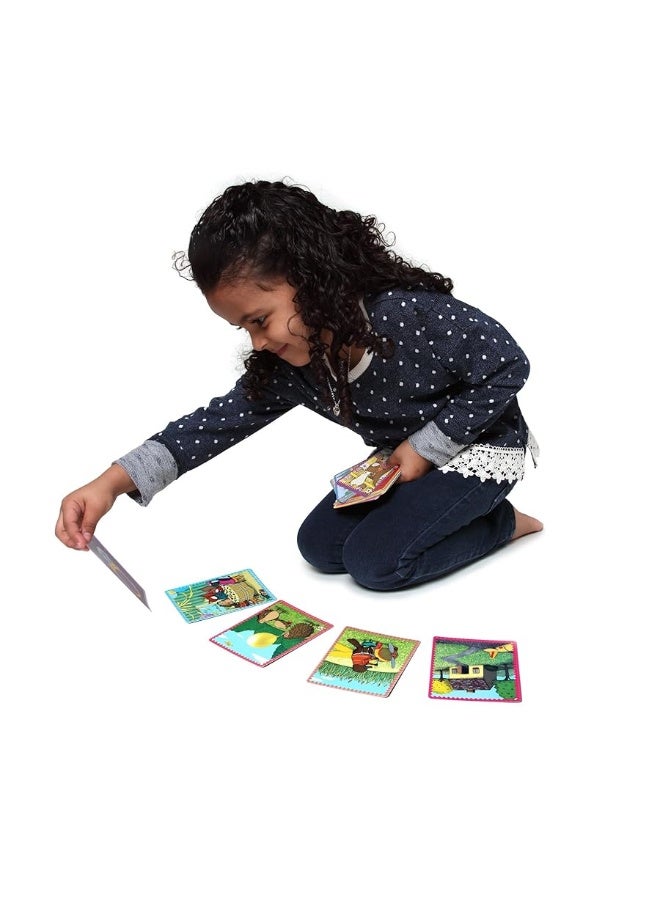 eeBoo: Animal Village Create A Story Pre-Literacy Cards, 36 Cards Included in The Set, Encourages Imagination, Creativity and Story-Telling, for Ages 3 and up - Image 2