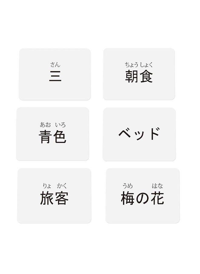 CARDDIA Japanese Vocabulary Flash Cards for Beginners (with Illustrations and Example Sentences), Standard Playing Card Size, Sturdy, Water Resistant  - Image 5