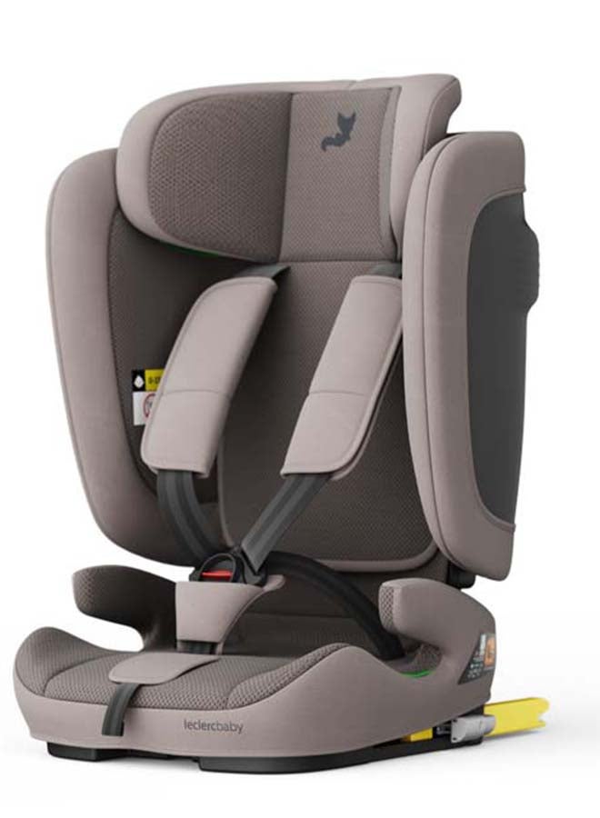 Leclercbaby EVO Pro Foldable i-Size ISOFIX Car Seat, 76-150 cm – Truffle - Image 1