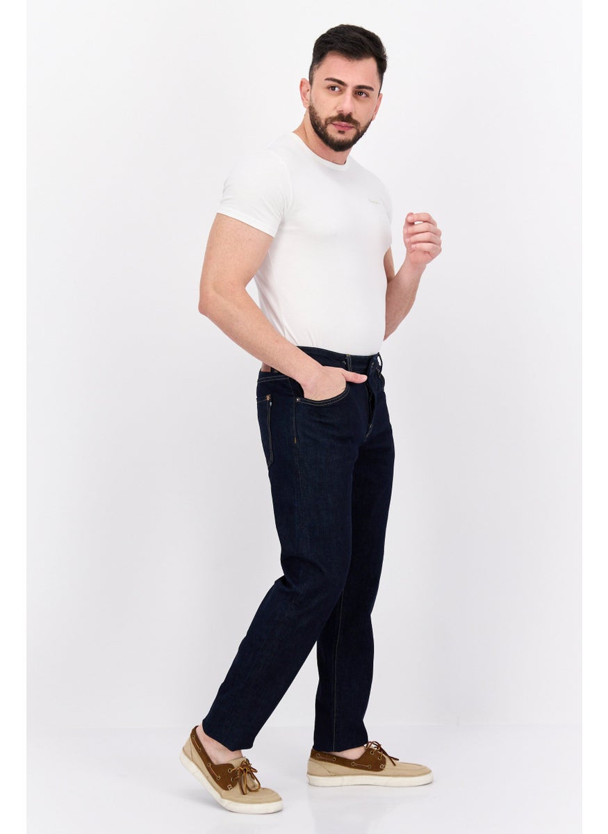 Men Tapered Fit Plain Stretchable Denim Jeans, Navy - pzsku/Z451E74E69CAC84DF6D92Z/45/_/1737642343/72f8747d-203c-4056-b7aa-f5b5811117f6