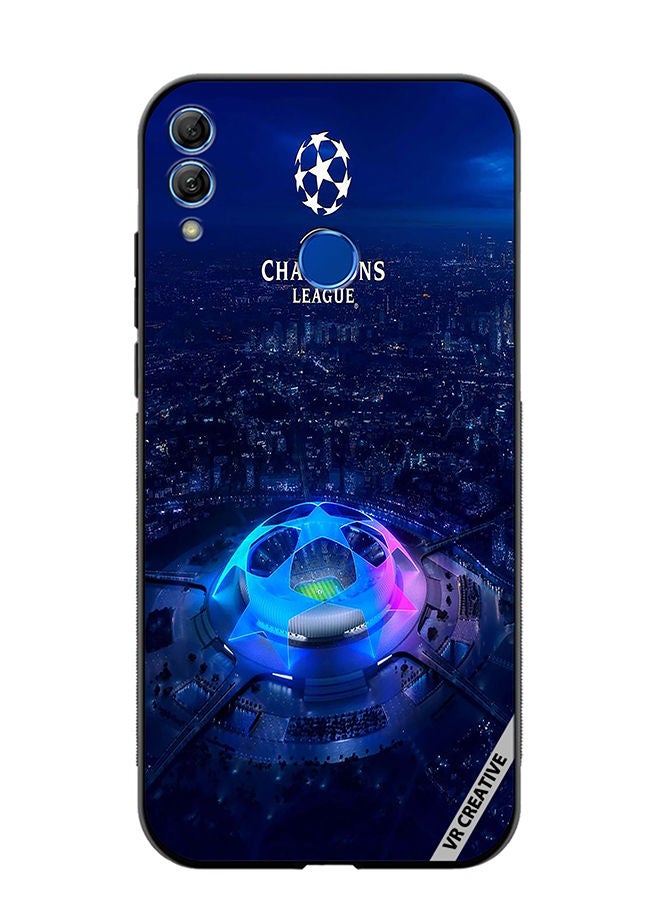 Protective Case Cover For Honor 10 Lite Uefa Champion League Design Multicolour