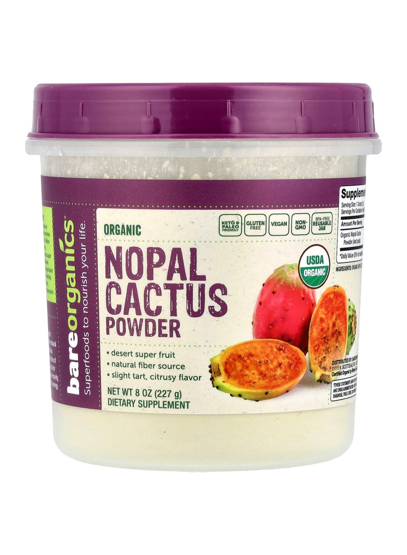 Organic Nopal Cactus Powder, 8 oz (227 g)