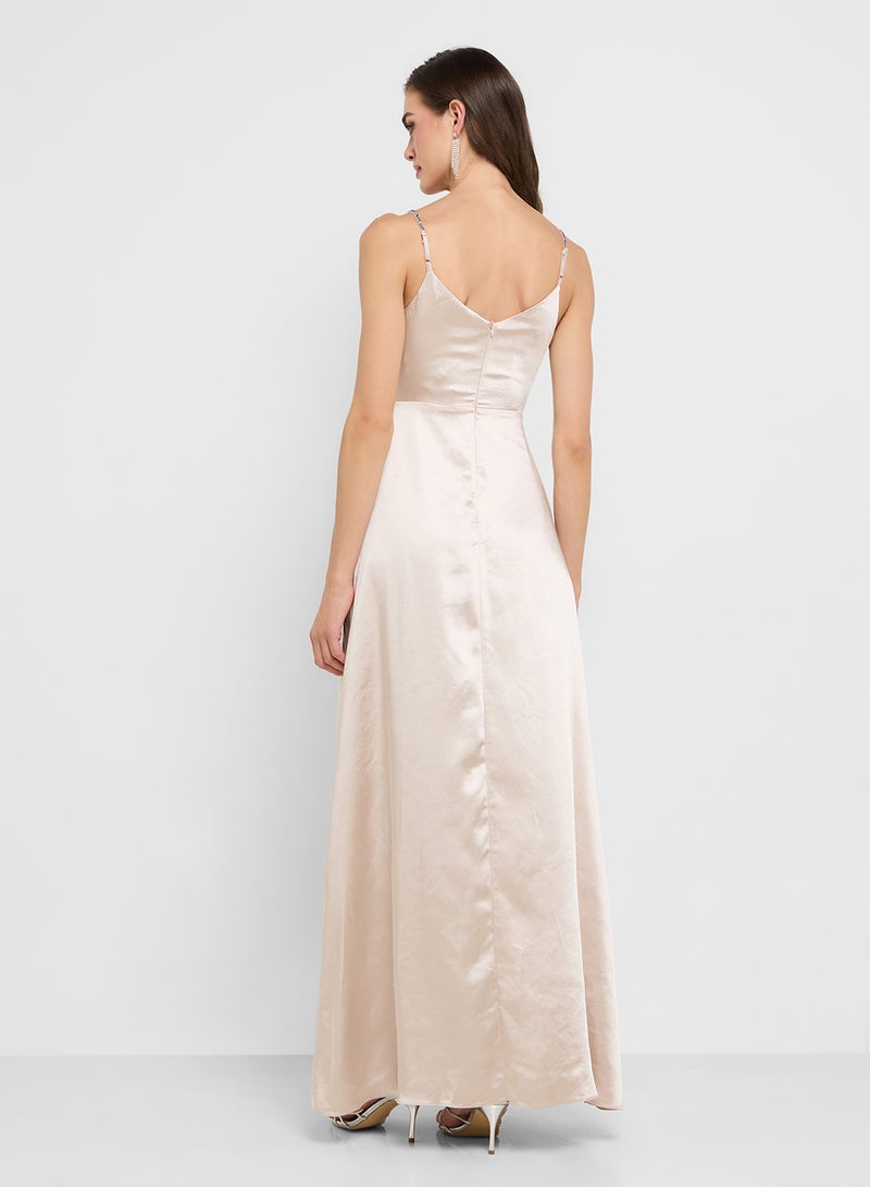 Style Cheat Satin Slip Dress - Image 2