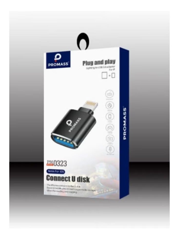 بروماس محول USB إلى Lightning OTG لجهاز iPhone PM0323