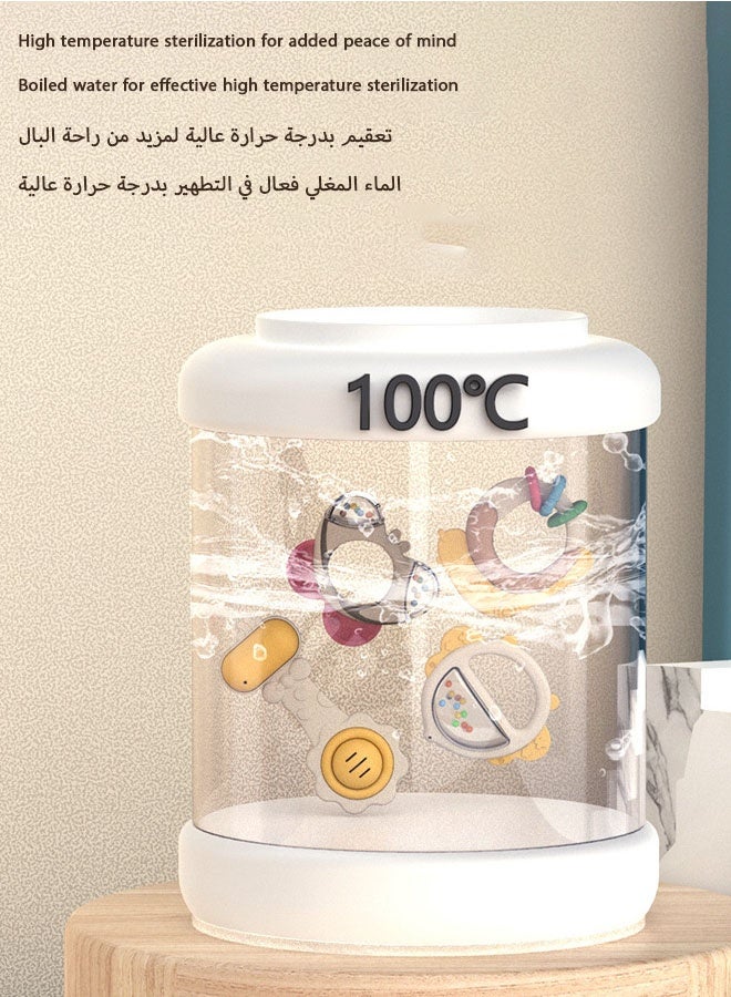 كيلا لعبة خشخيشة للأطفال، 8 قطع، ألعاب تسنين للرضع، مجموعة ألعاب حسية خشخيشة الإمساك والدوران، مادة سيليكون صالحة للطعام، هدية ألعاب حديثي الولادة، مجموعة ألعاب تعليمية مبكرة - Image 4