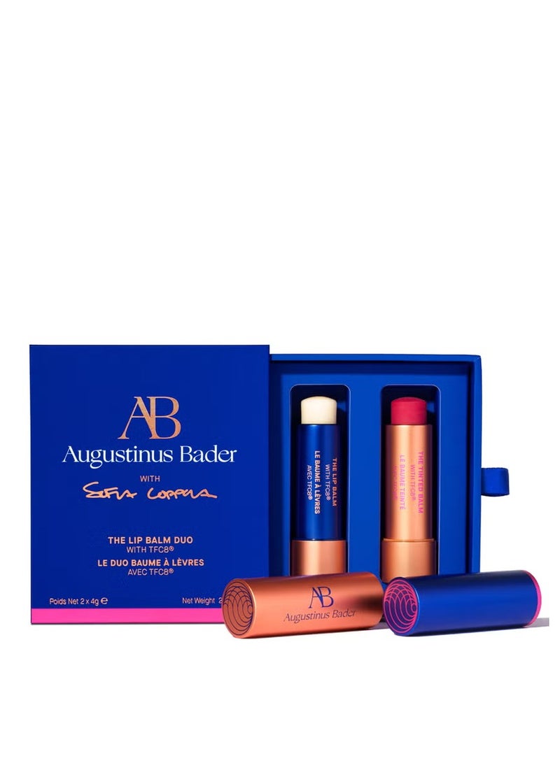 أوجستينوس بادر أوغستينوس بادر، مرطب الشفاه الثنائي، مرطب الشفاه 4 جرام، مرطب الشفاه الملون بدرجة 1، 4 جرام - Image 1