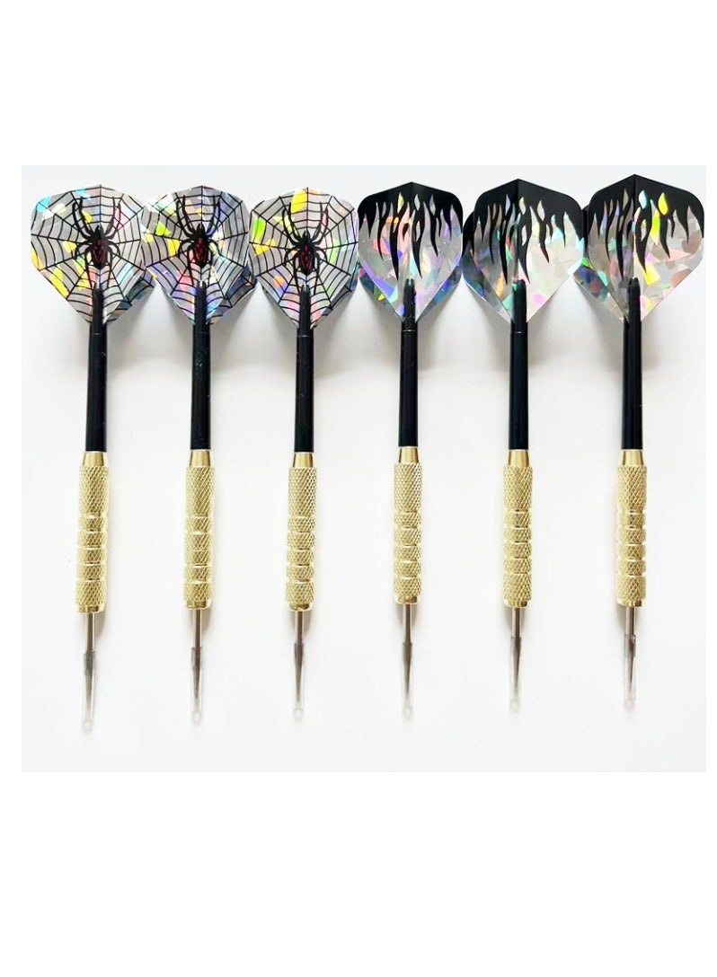 OASIS-TH 12 PCS Steel Tip Darts Set Professional Darts Steel Tip for Dartboard with Brass Barrels, Flights Darts Metal Tip - Image 3