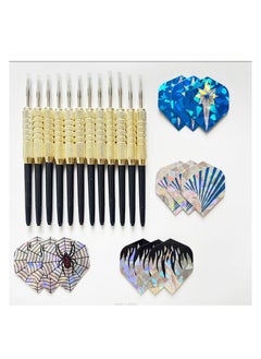 OASIS-TH 12 PCS Steel Tip Darts Set Professional Darts Steel Tip for Dartboard with Brass Barrels, Flights Darts Metal Tip  - Image 4