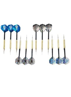 OASIS-TH 12 PCS Steel Tip Darts Set Professional Darts Steel Tip for Dartboard with Brass Barrels, Flights Darts Metal Tip  - Image 5