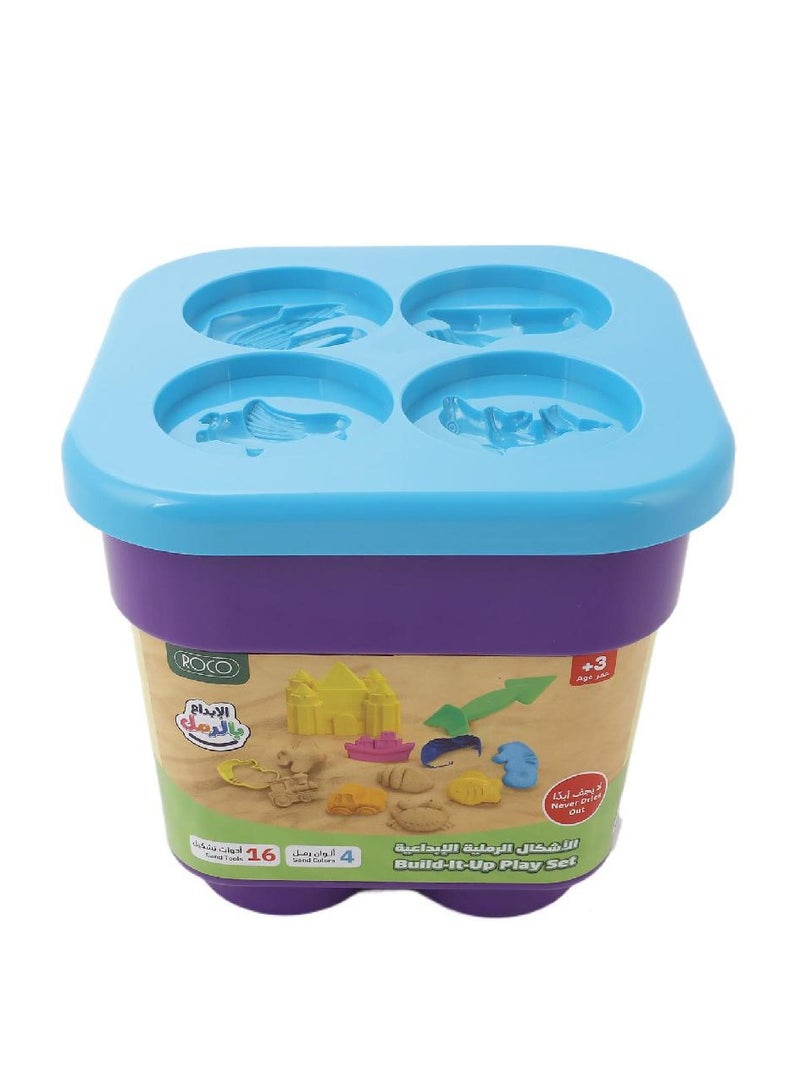 ROCO Sand Bucket Built Playset Activity Sand - Image 1