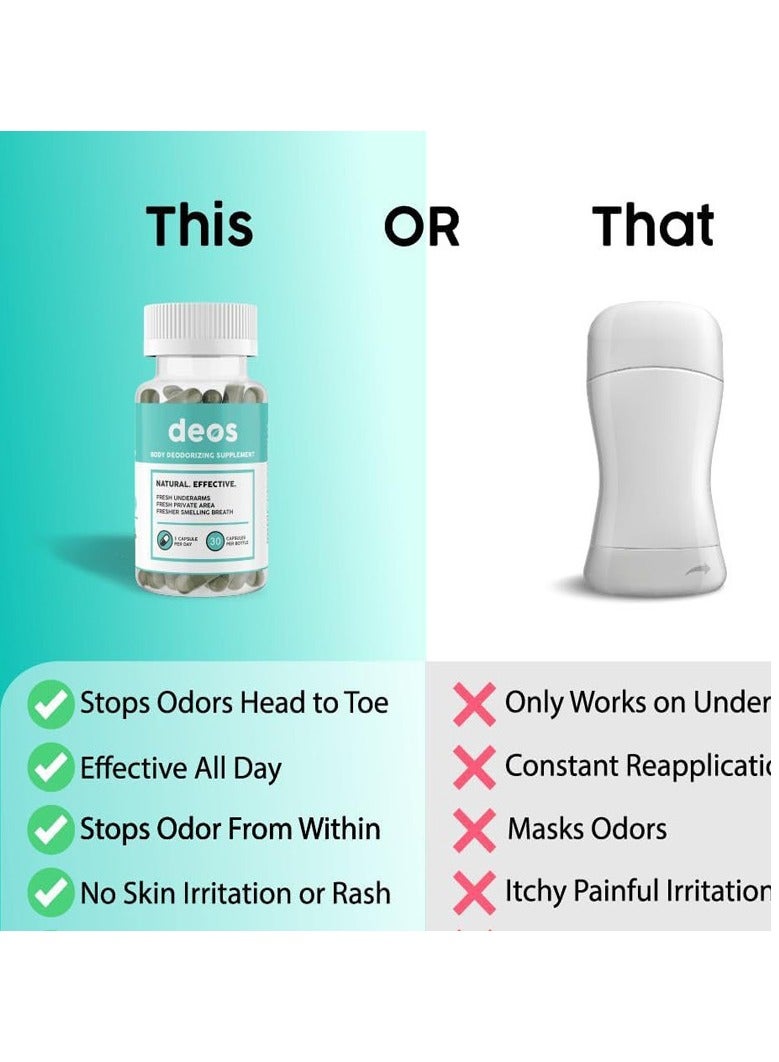 DEOS Chlorophyll Capsules，Body Magic Capsules30 CAPS - Image 4