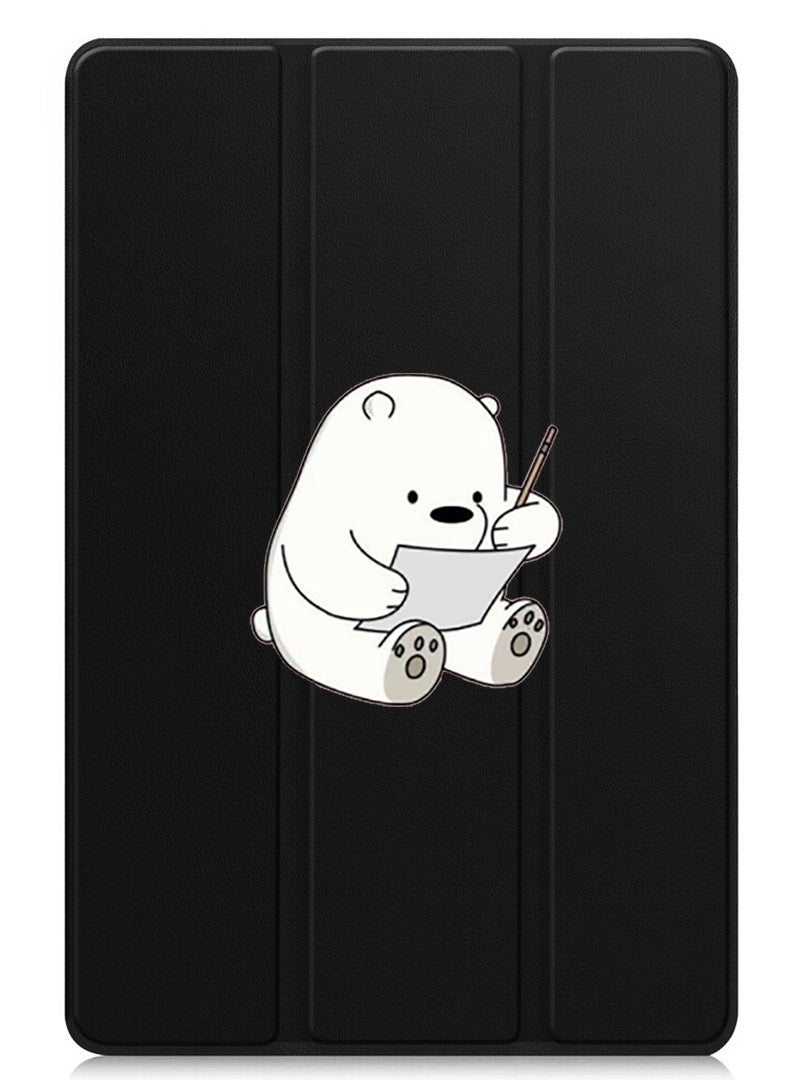 Theodor Protective Flip Case For Xiaomi Pad 7 & Xiaomi Pad 7 Pro With Trifold Stand Auto Wake Sleep Shockproof Cover - Panda writing - Image 1