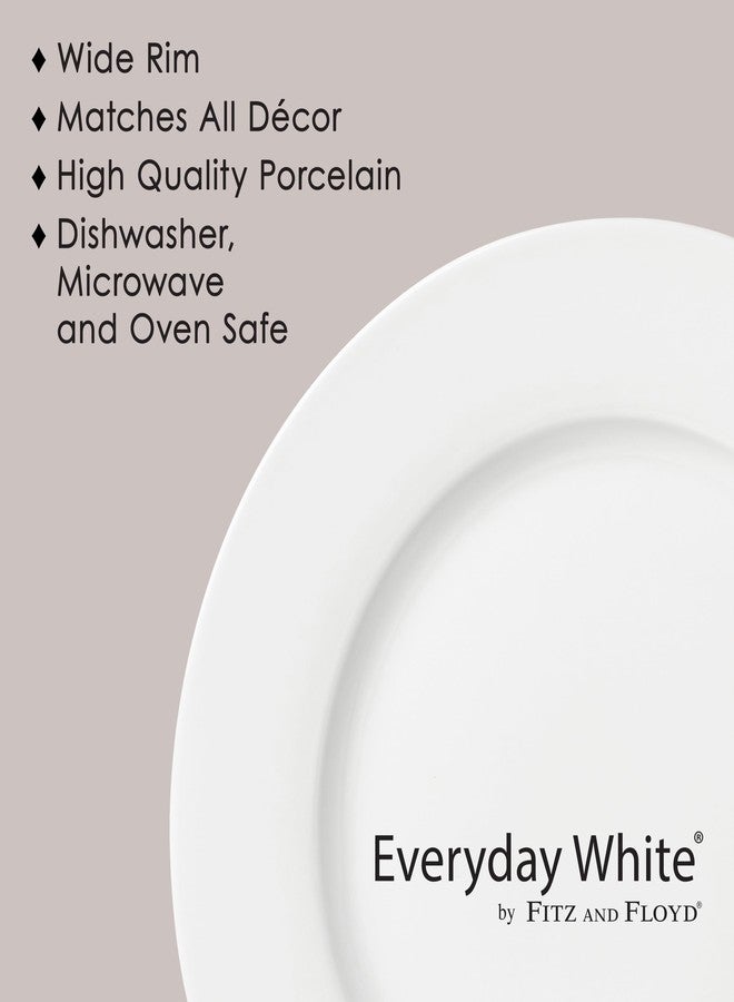 Everyday White أطباق عشاء مقاس 10.75 بوصة - Image 3