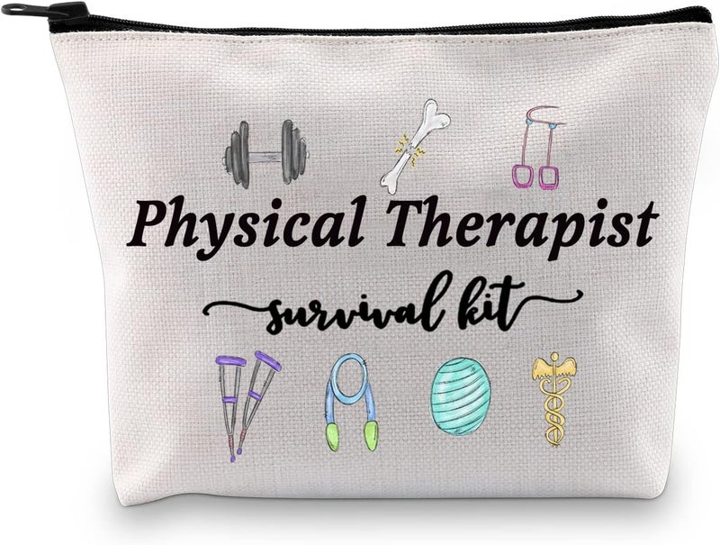 GJTIM Physical Therapist Gift PT Appreciation Thank You Gift Physical Therapist survival kit Makeup Bag (Survival Kit PT bag)