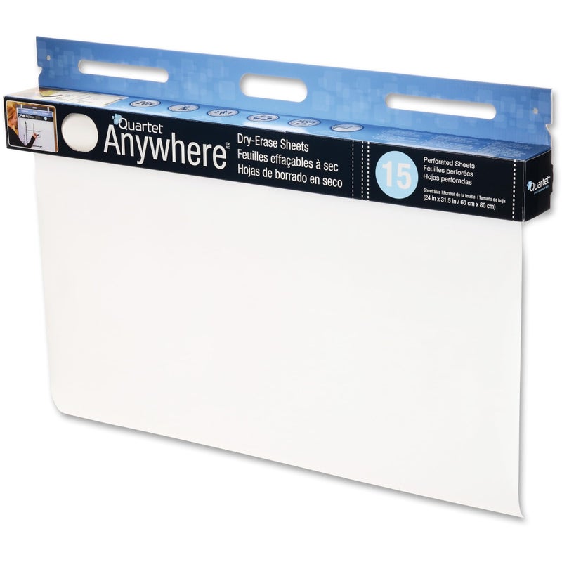 Quartet Dry Erase Sheets, Anywhere, 24" x 31-1/2", 15 Sheets (85563) - Image 3