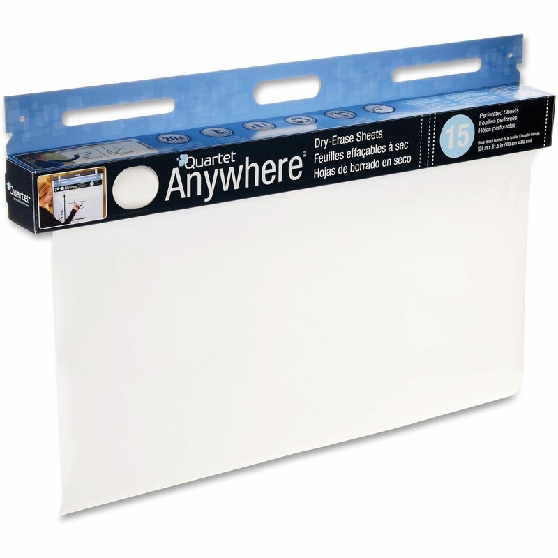 Quartet Dry Erase Sheets, Anywhere, 24" x 31-1/2", 15 Sheets (85563) - Image 1