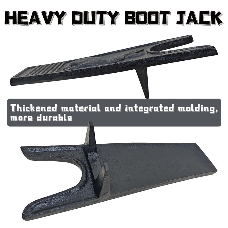 Earl Diamond - Boot Jack Cowboy Boot Remover - Extra Grip Heavy Duty Boot Puller/Shoe Helper for Cowboy Boots, Work Boots & Outdoor Muck Shoes - (10 â…" L) - Image 4