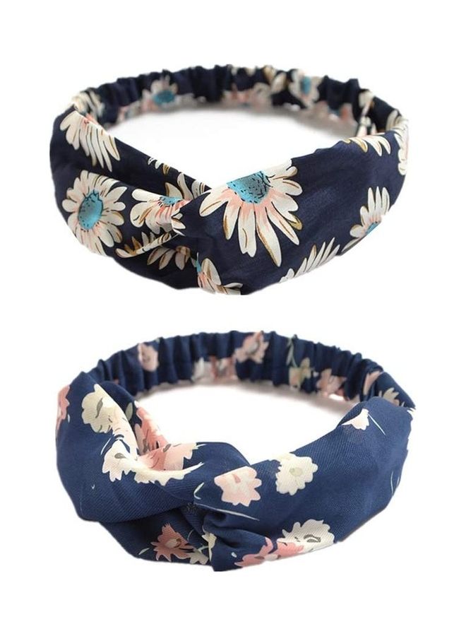 نيبمينينت طقم ربطات رأس ملتوية من 10 قطع متعدد الألوان 18x26سم - Image 3