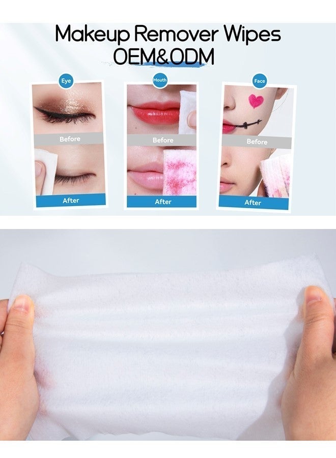 CAYCH Makeup Remover Wipes 25 x 4 - 100 Sheets, Deep Cleansing Facial Wipes, Removes Waterproof Makeup, Gentle and Hypoallergenic - Image 3