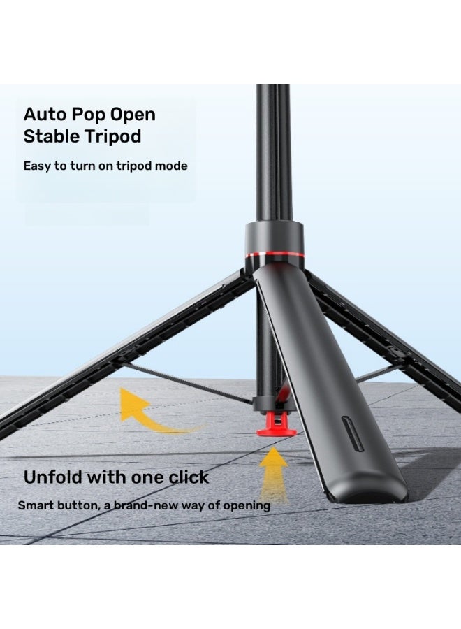 سمارتكس حامل ثلاثي القوائم فاخر TT07 مزود بخاصية تتبع الوجه التلقائي بتقنية الذكاء الاصطناعي، وحامل ثلاثي القوائم دوار 360 درجة مع جهاز تحكم عن بعد، مناسب للسفر، وإنشاء المحتوى، والتصوير الاحترافي، وتصوير الفعاليات. - Image 3