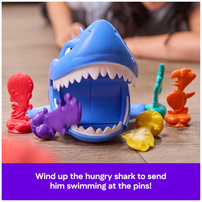 Spin Master Games, Shark Strike, Bowling Game with Wind-Up Jaw-Chomping Action, Easy Activity Toy for Preschoolers, Fun for Kids & Family, 2-4 Players, Easter Gift, Ages 5 & Up - Image 4
