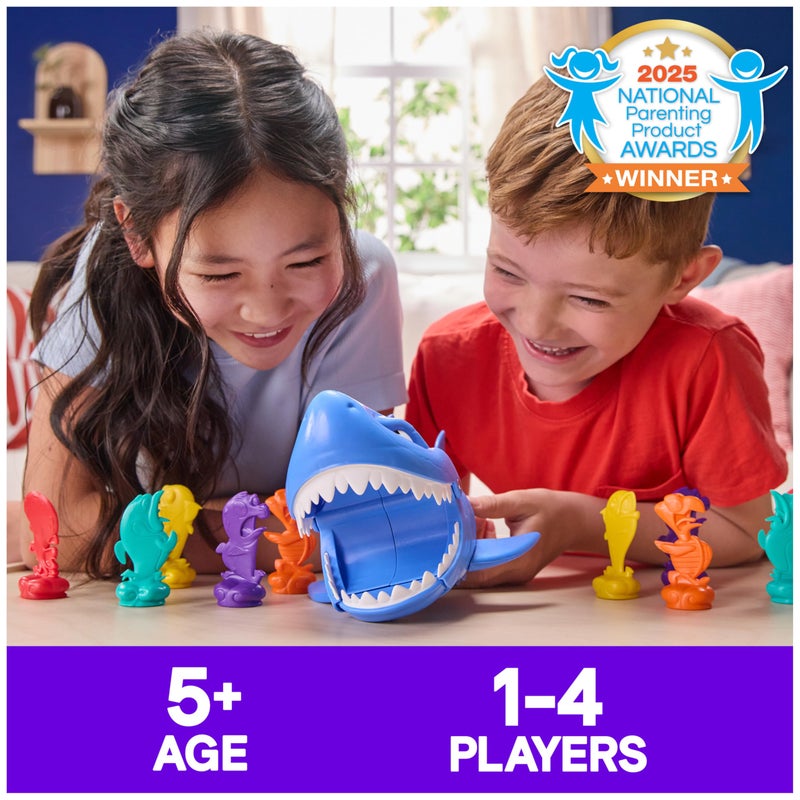 Spin Master Games, Shark Strike, Bowling Game with Wind-Up Jaw-Chomping Action, Easy Activity Toy for Preschoolers, Fun for Kids & Family, 2-4 Players, Easter Gift, Ages 5 & Up - Image 2