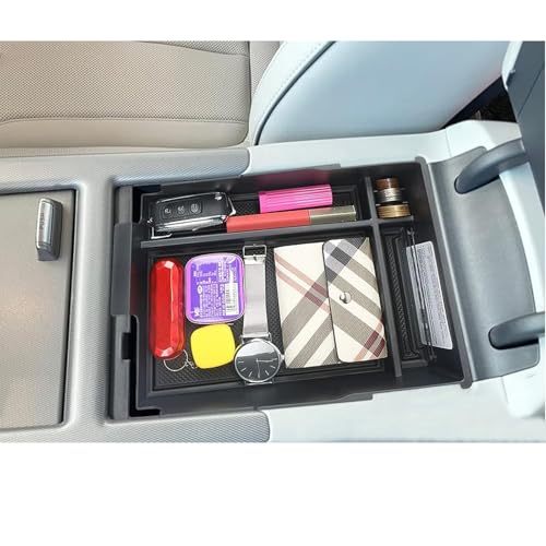 LUWU 2025 Palisade Organizer for 2020 2021 2022 2023 2024 2025 Hyundai Palisade SE/SEL/XRT/Limited/Calligraphy Center Console Organizer Under Armrest Organizer Insert Tray 2025 Palisade Accessories 2PCS - Image 3