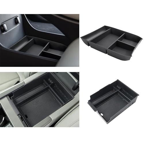 LUWU 2025 Palisade Organizer for 2020 2021 2022 2023 2024 2025 Hyundai Palisade SE/SEL/XRT/Limited/Calligraphy Center Console Organizer Under Armrest Organizer Insert Tray 2025 Palisade Accessories 2PCS - Image 1