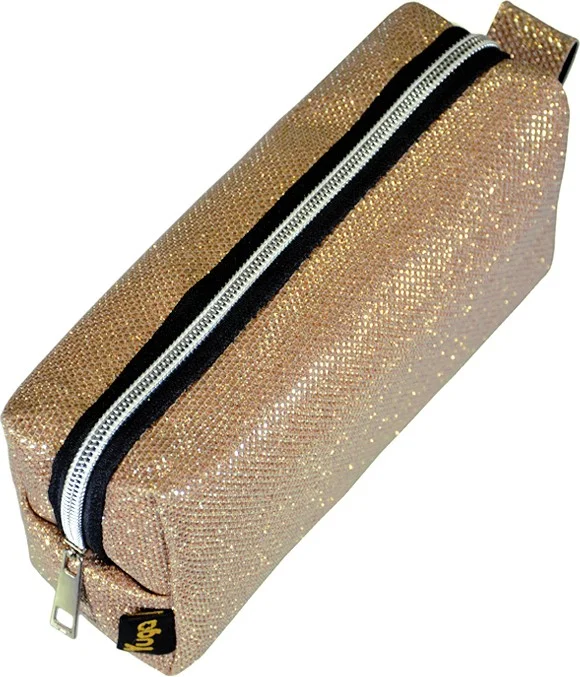 Yuga Makeup Bag Silvery Dark Beige