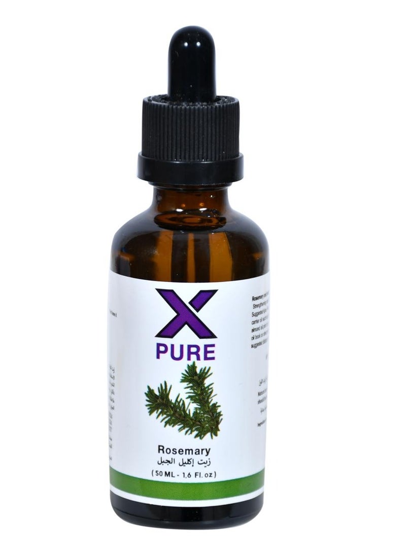 X PURE Rosemary Mint Scalp & Hair Strengthening Oil 50 ml - Image 1