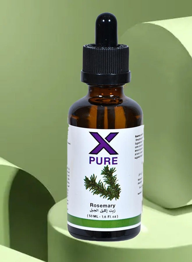 X PURE Rosemary Mint Scalp & Hair Strengthening Oil 50 ml - Image 3