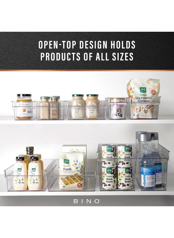 BINO | Plastic Storage Bins, X-Large | THE HANDLER COLLECTION | Multipurpose Organizer Bins | Kitchen Pantry Organizers and Storage | Clear Containers for Organizing Home | Freezer Organizer - Image 5