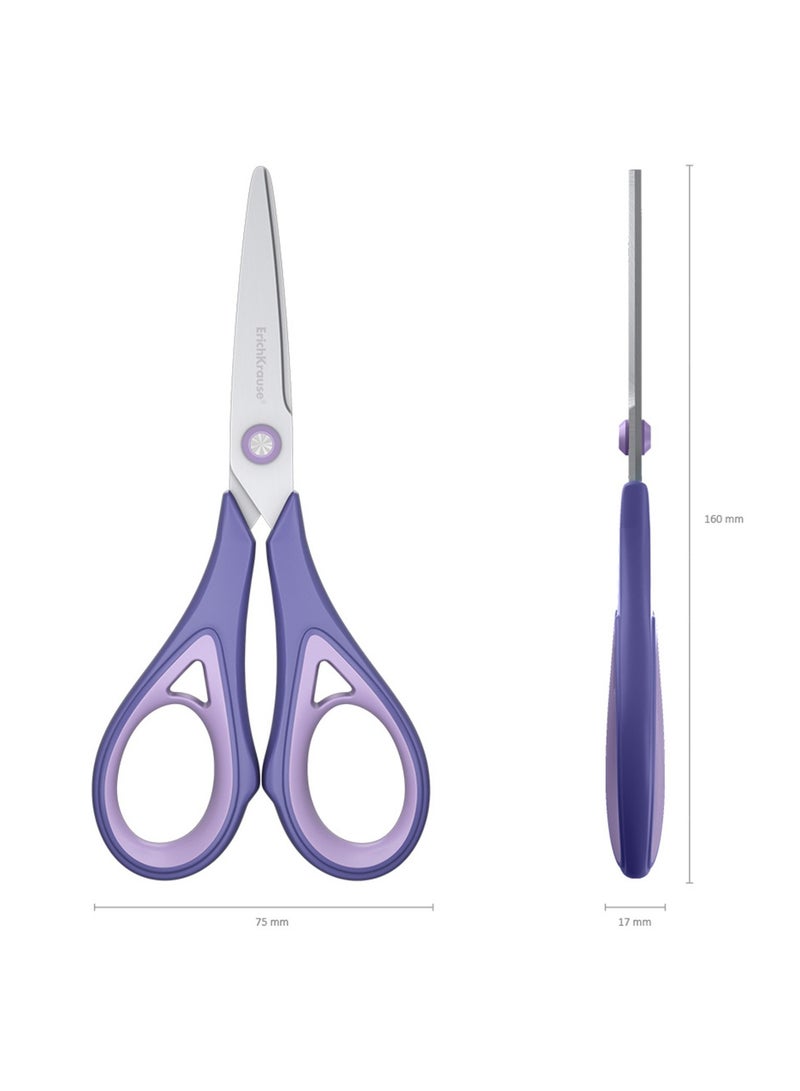 ErichKrause مقص إنديفور بجودة ممتازة قطعة واحدة مع مقHandles متنوعة - Image 3