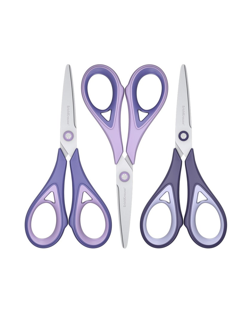 ErichKrause مقص إنديفور بجودة ممتازة قطعة واحدة مع مقHandles متنوعة - Image 2