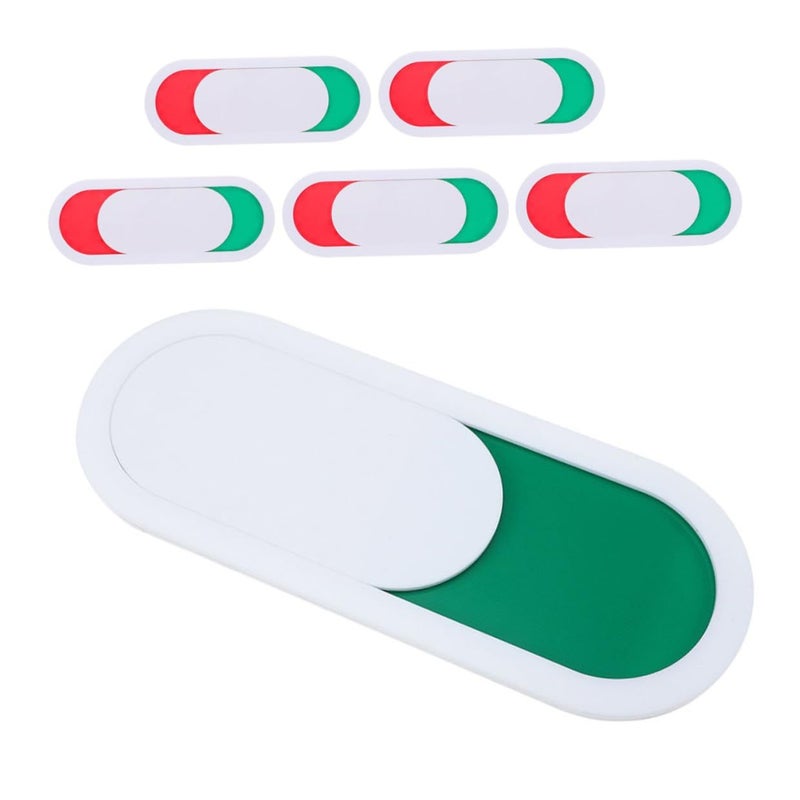 Vacant Engaged Door Hanger Sign 10x4cm White 6 Pieces For Restroom Office Meeting Room - Image 2