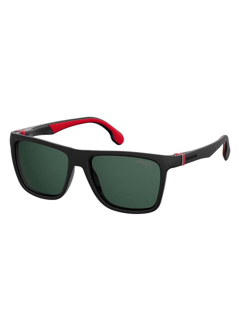 Carrera - UV Protection Rectangular Eyewear Sunglasses CARRERA 5047/S  BLACK 56 - Image 1
