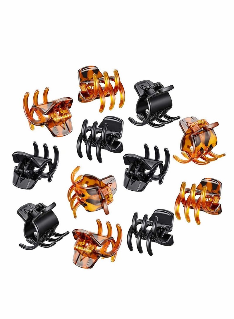 Excefore 24 Pieces Hair Claw Clips Plastic Jaw Clip 1.3 Inch Grip Octopus Clip Hair Claws Pins Clamps for Girls and Women - Image 3