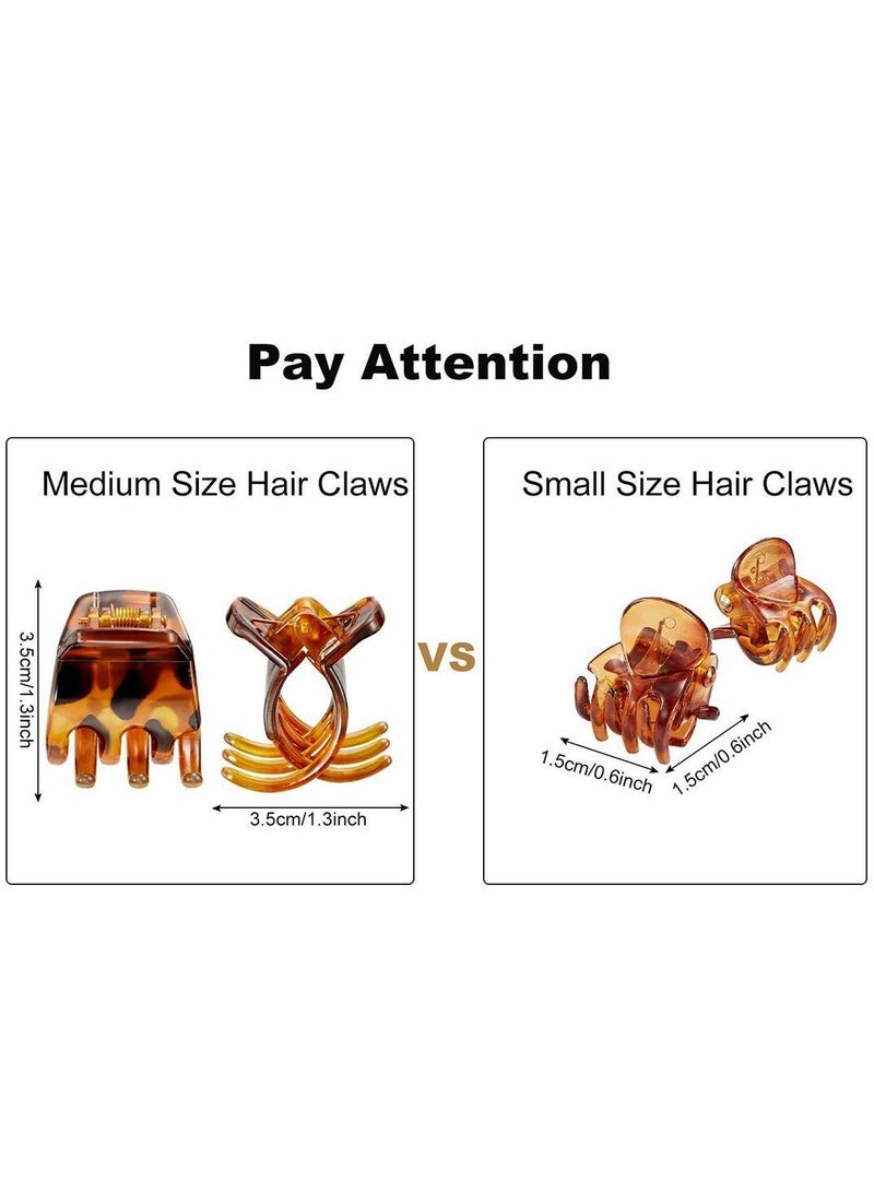 Excefore 24 Pieces Hair Claw Clips Plastic Jaw Clip 1.3 Inch Grip Octopus Clip Hair Claws Pins Clamps for Girls and Women - Image 4