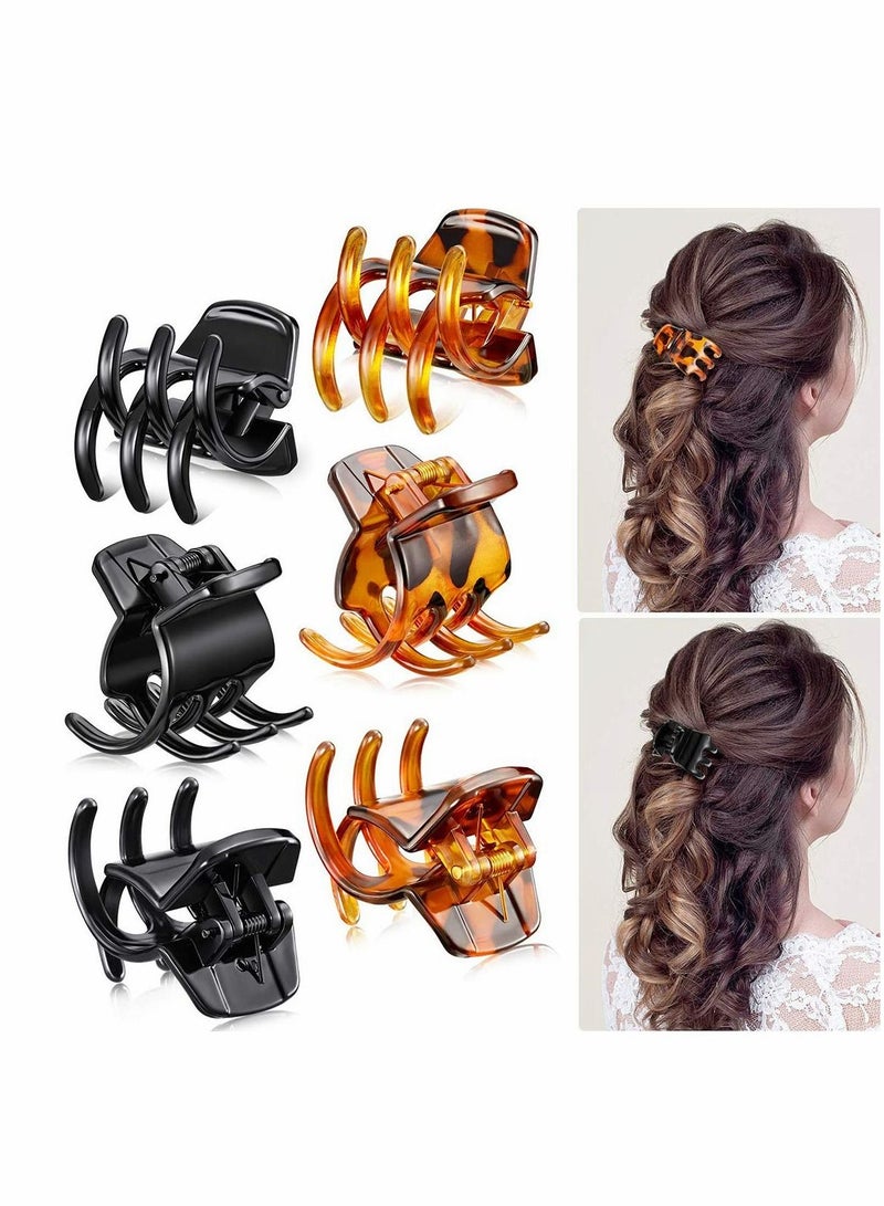 Excefore 24 Pieces Hair Claw Clips Plastic Jaw Clip 1.3 Inch Grip Octopus Clip Hair Claws Pins Clamps for Girls and Women - Image 1