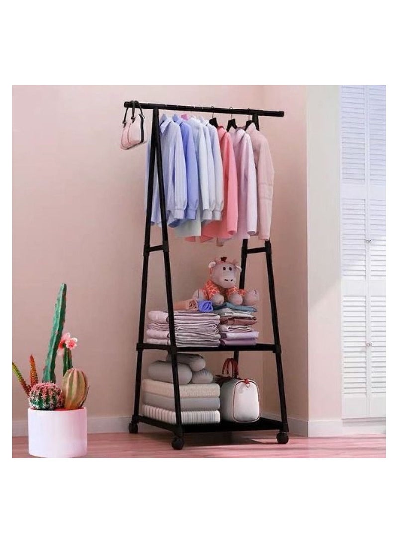 An organized metal clothes hanger and clothes holder with an innovative design  - Image 3