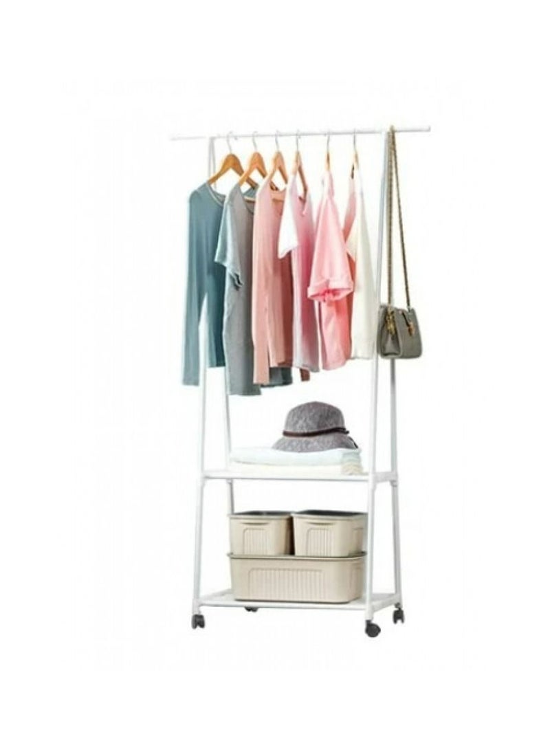 An organized metal clothes hanger and clothes holder with an innovative design  - Image 2